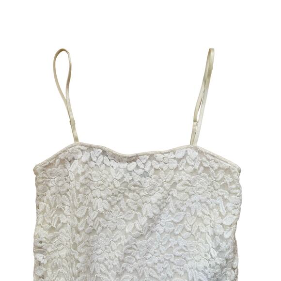 ZARA Lace Mini Dress Bodycon Cream Women’s Size Medium - Picture 2 of 6